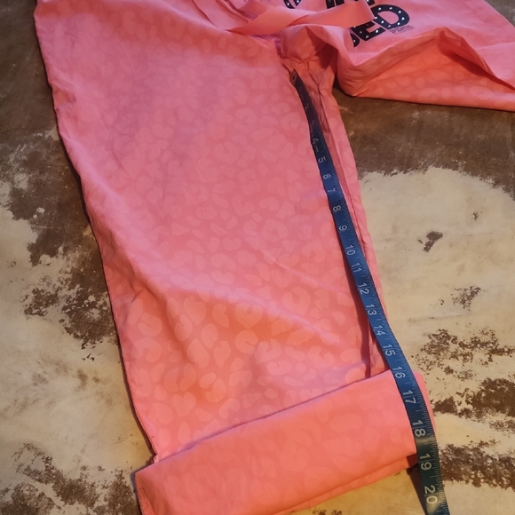 PINK Grahic Lounge Pants. "WILD IN BED". Hard To Find. Size: M - Picture 8 of 13